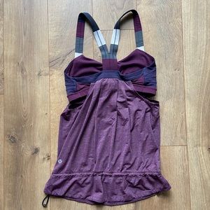 Lulu lemon sporty flowy racer back tank